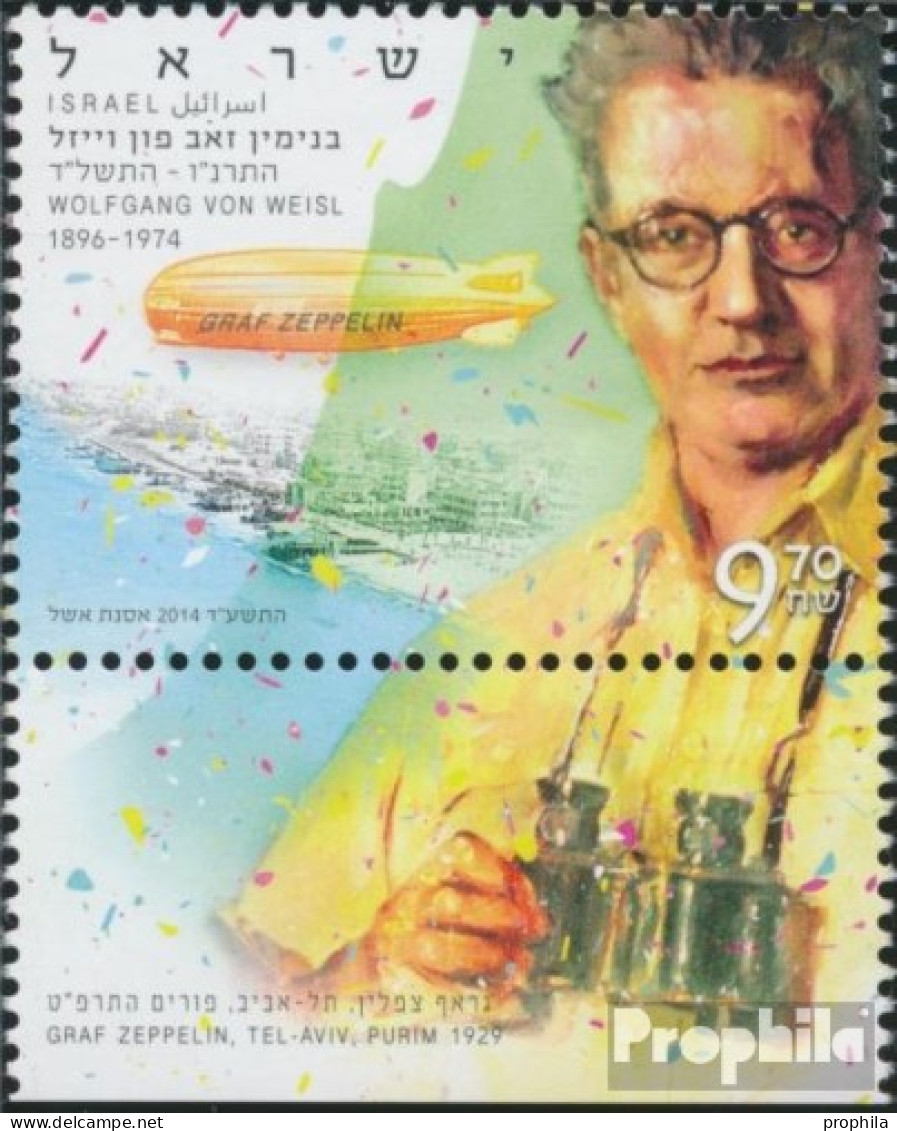 Israel 2432 Mit Tab (kompl.Ausg.) Postfrisch 2014 Wolfgang Von Weisl - Neufs (avec Tabs)