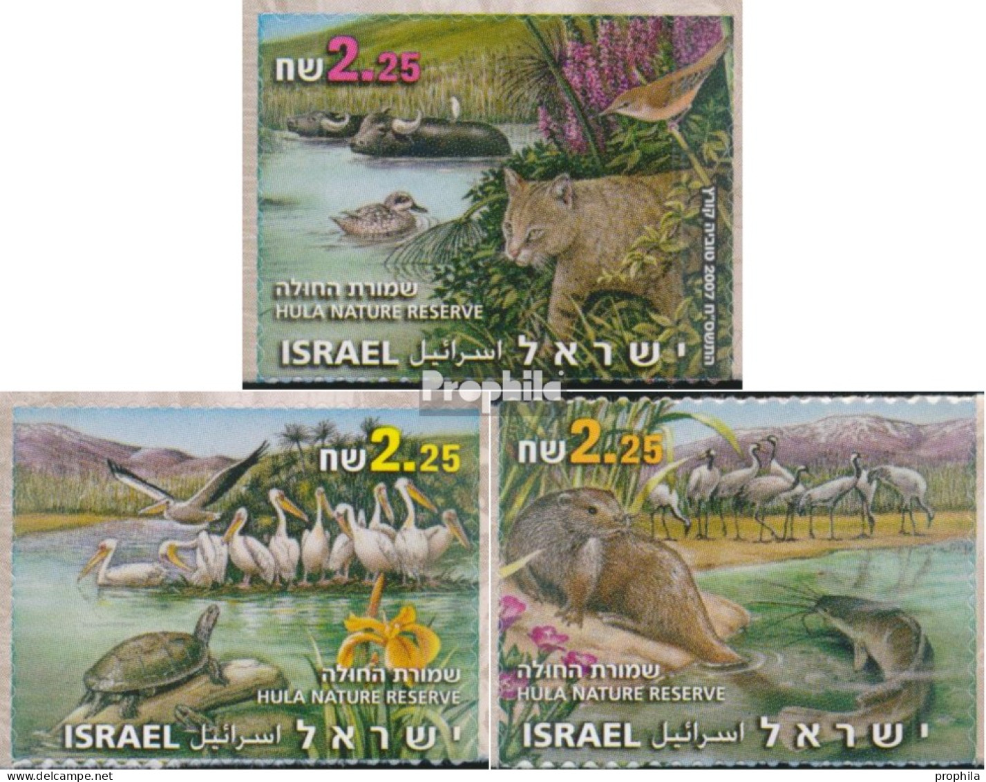 Israel 1959y BA-1961y BA (kompl.Ausg.) Postfrisch 2007 Naturschutzgebiet Hula Tal - Neufs (sans Tabs)