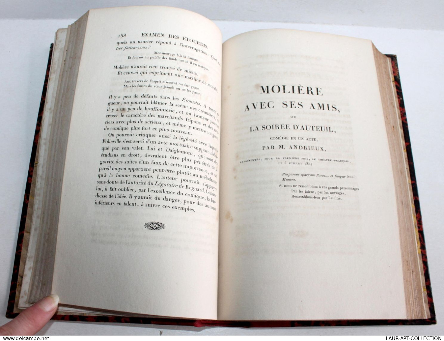 BIBLIOTHEQUE DRAMATIQUE Ou REPERTOIRE UNIVERSEL THEATRE FRANCAIS Par NODIER 1824 / ANCIEN LIVRE XIXe SIECLE (1803.163) - French Authors