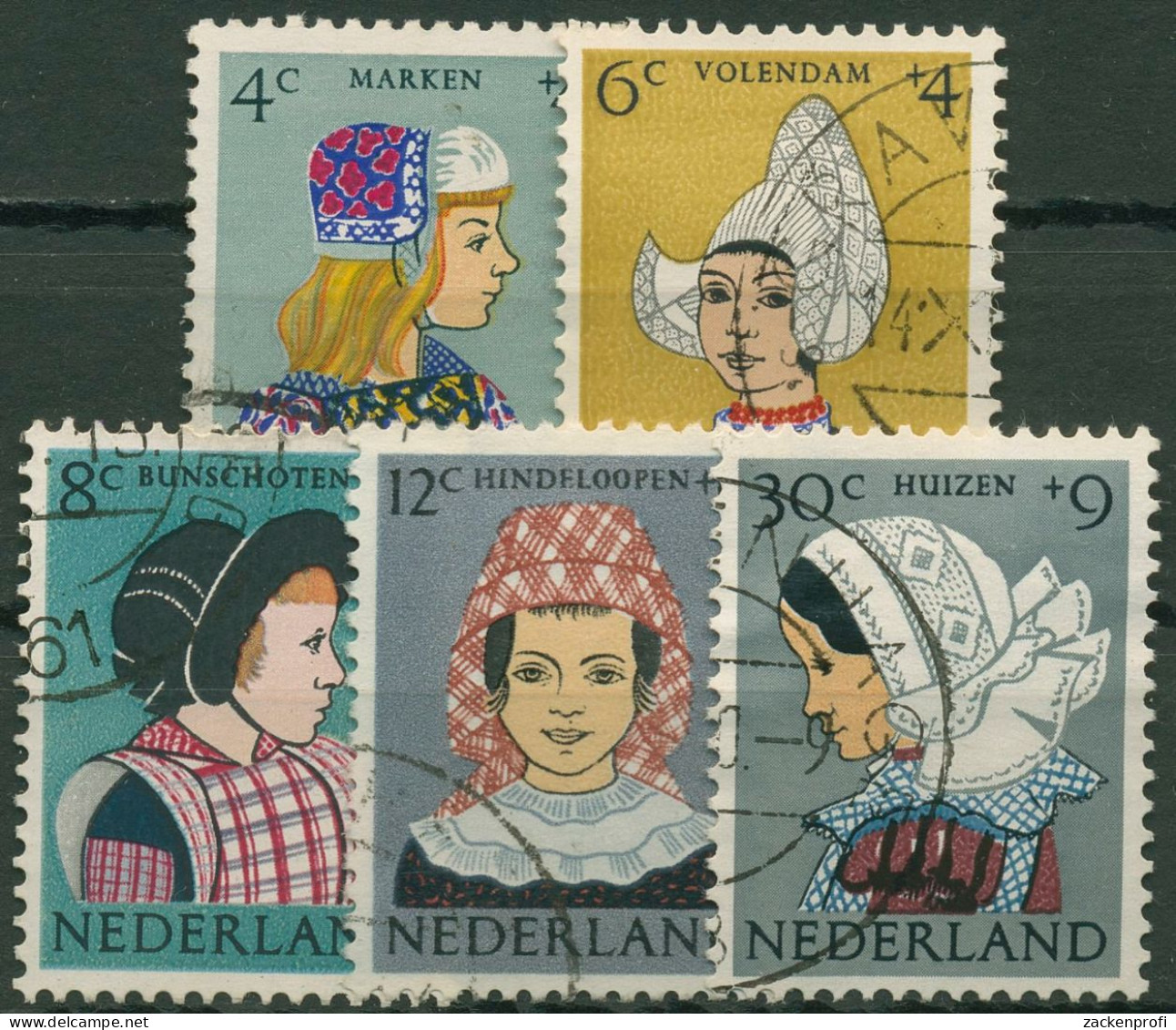 Niederlande 1960 Voor Het Kind Kindertrachten 755/59 Gestempelt - Gebruikt