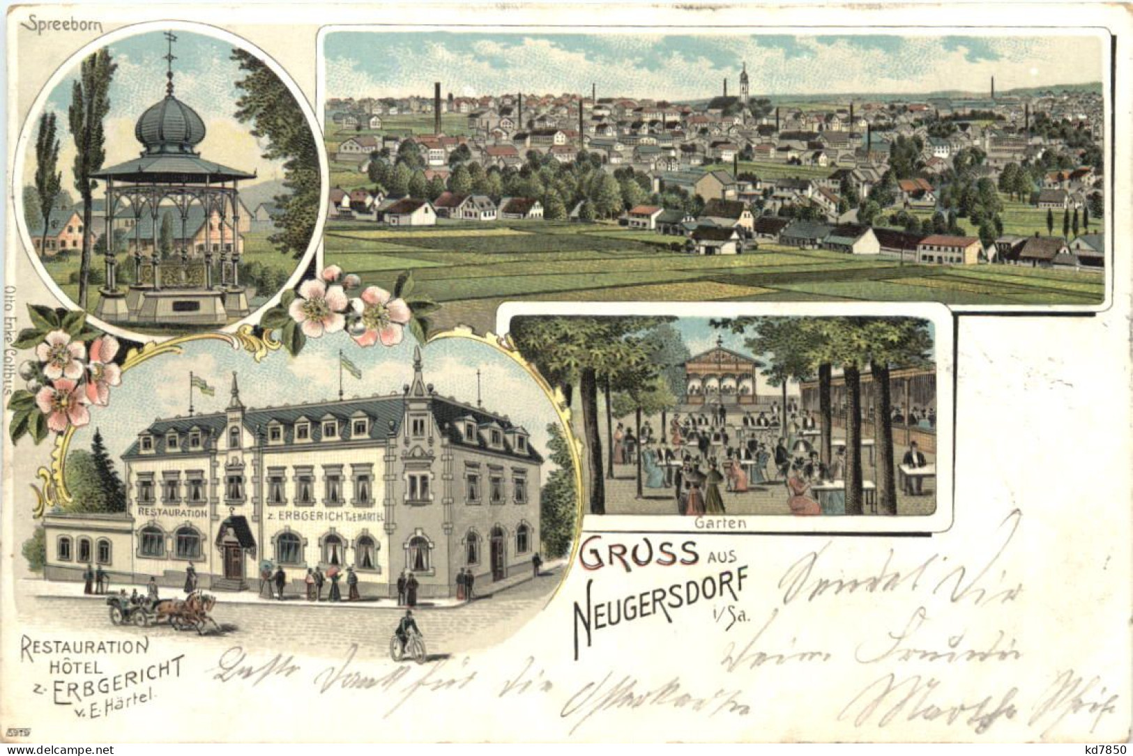 Gruss Aus Neugersdorf - Litho - Ebersbach (Loebau/Zittau)