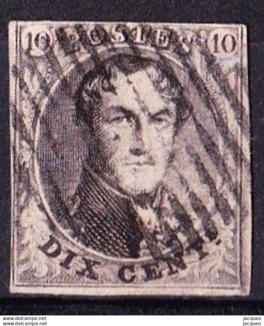 N°6  OBL. RURALE 14 B.  MEDAILLONS L.L. SANS CADRE  1851 - 1851-1857 Medallions (6/8)