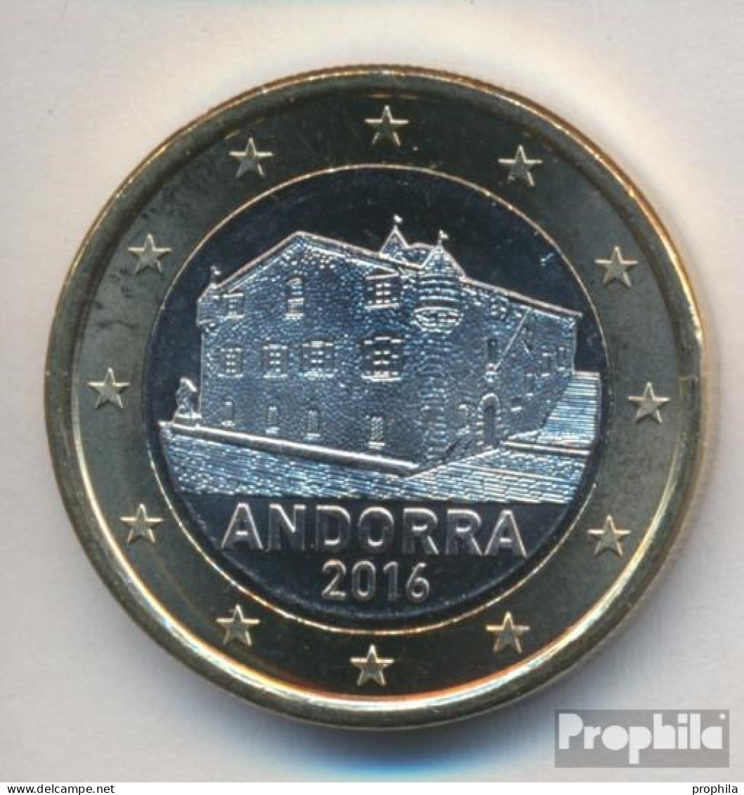 Andorra AND 7 2016 Stgl./unzirkuliert 2016 1 Euro Kursmünze - Andorre