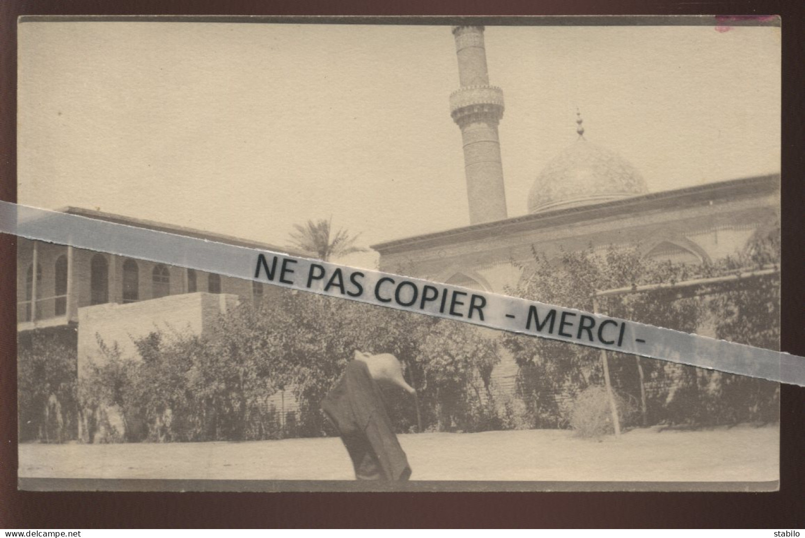 IRAQ - IRAK - MOSQUEE - CARTE PHOTO ORIGINALE - Iraq