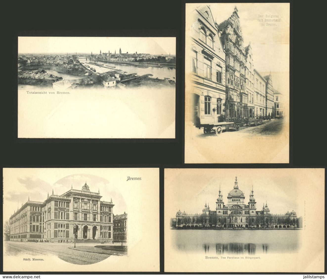 GERMANY: BREMEN: 25 Old Postcards, Several With Very Good Views, Very Fine General Quality. IMPORTANT: Please View ALL T - Autres & Non Classés