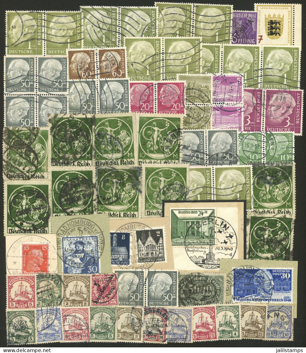 GERMANY + COLONIES: Good Number Of Stamps Of Varied Periods, Most Of Fine To Very Quality (some May Have Small Defects), - Other & Unclassified