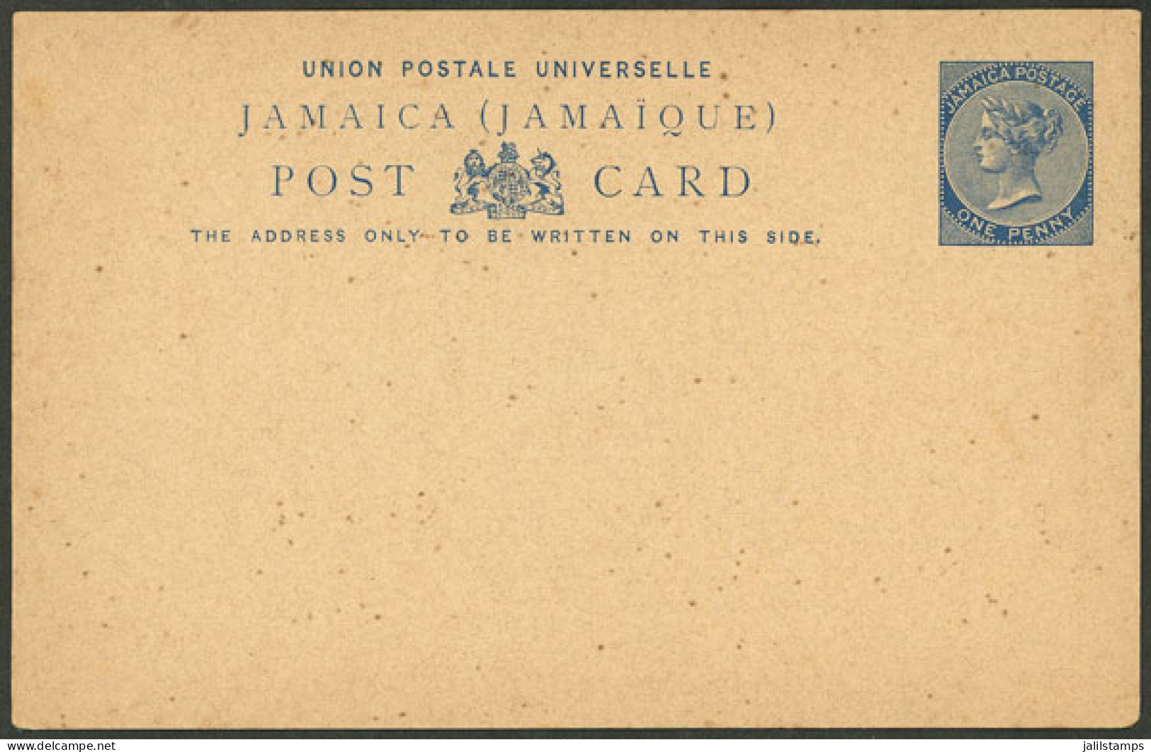 JAMAICA: Old Postal Stationery (card) Of 1p., Fine Quality! - Jamaica (...-1961)