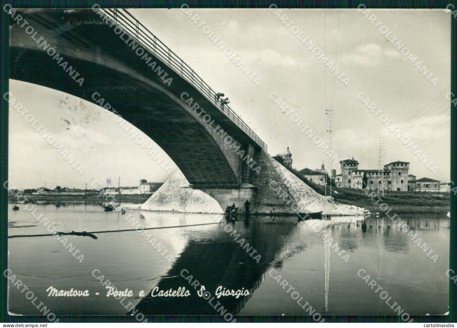 Mantova Città Ponte San Giorgio FG Foto Cartolina KB5535 - Mantova