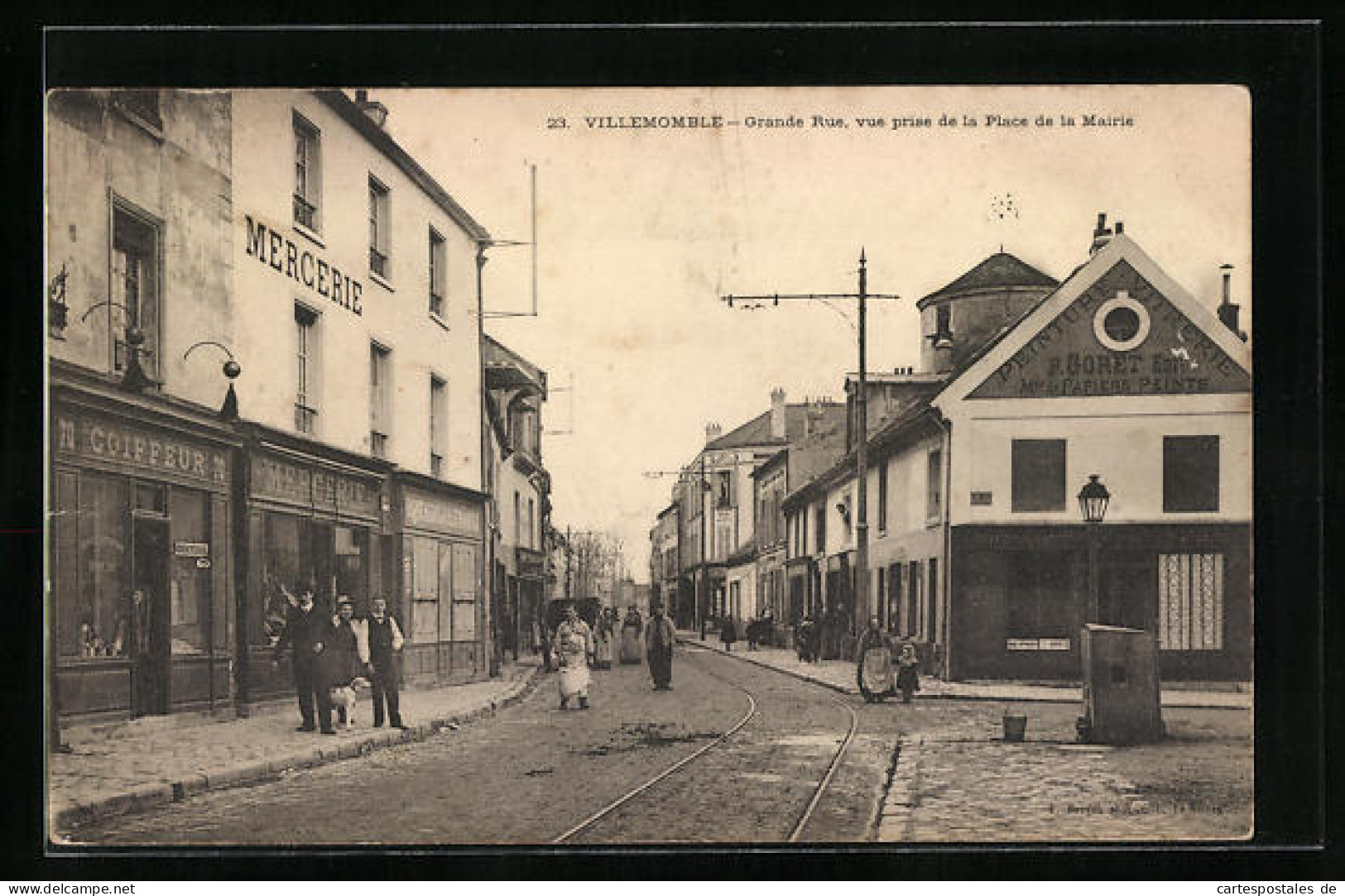 CPA Villemomble, Grande Rue, Vue Prise De La Place De La Mairie  - Villemomble