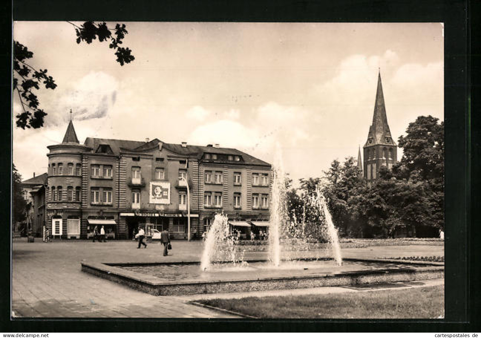 AK Bitterfeld, HO-Hotel Central  - Bitterfeld