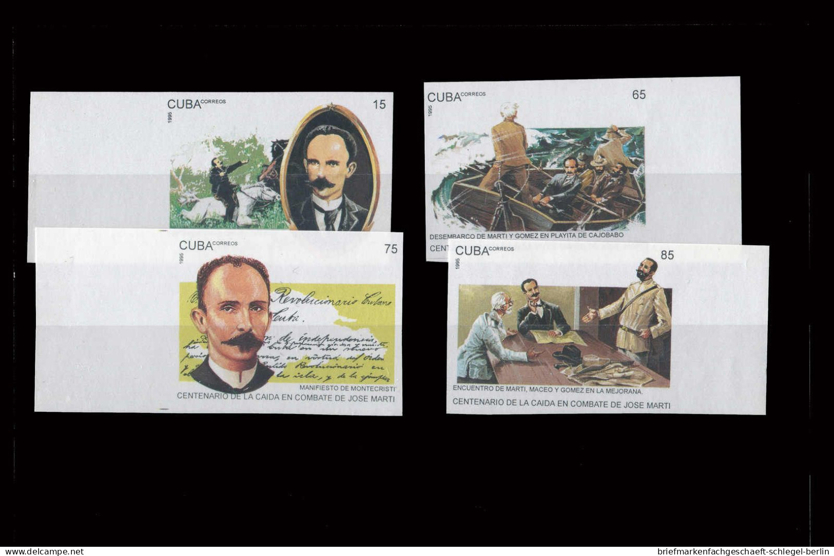 Cuba, 1995, 3817-21 U, Ohne Gummi - Cuba