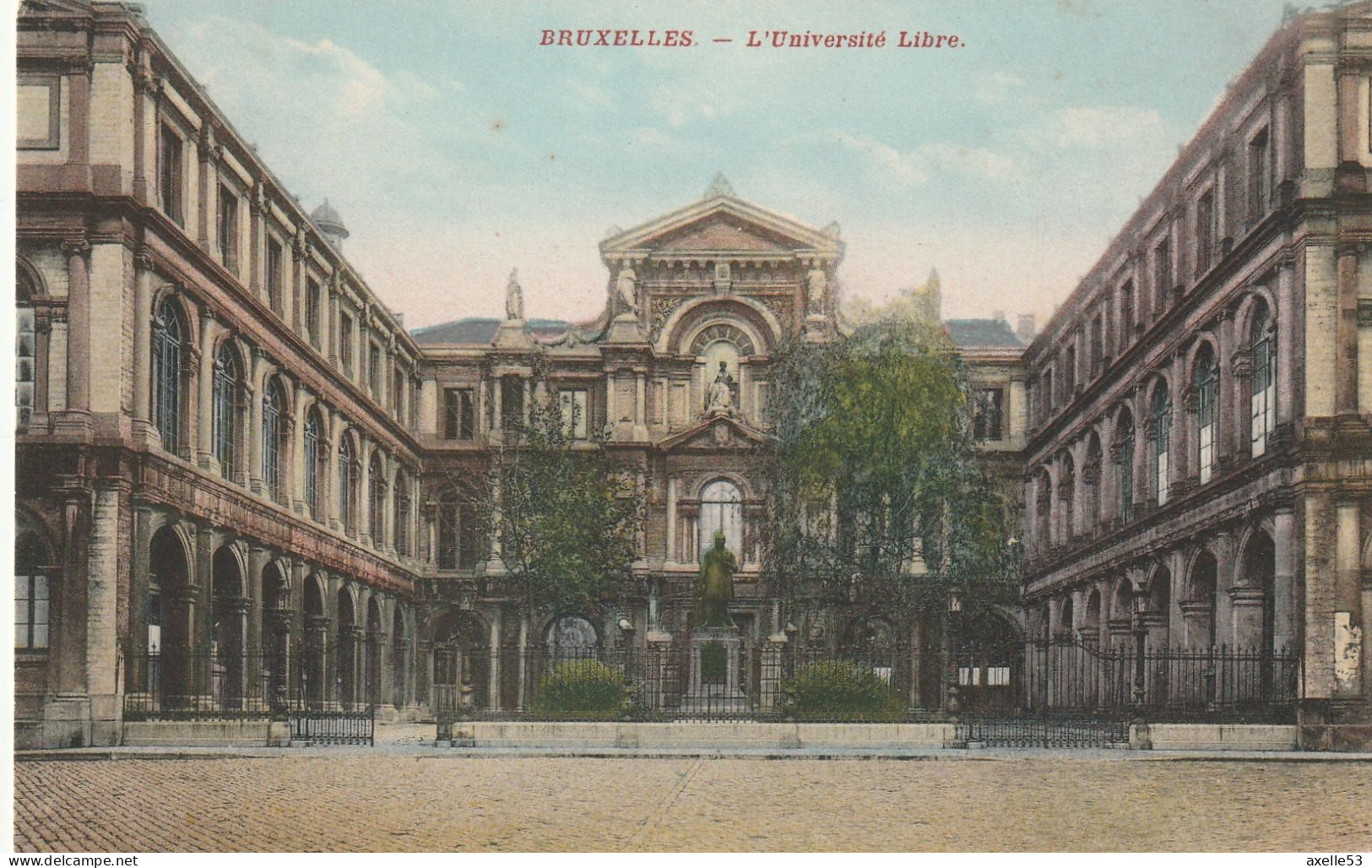 Bruxelles Belgique (10188) L'Université Libre - Education, Schools And Universities