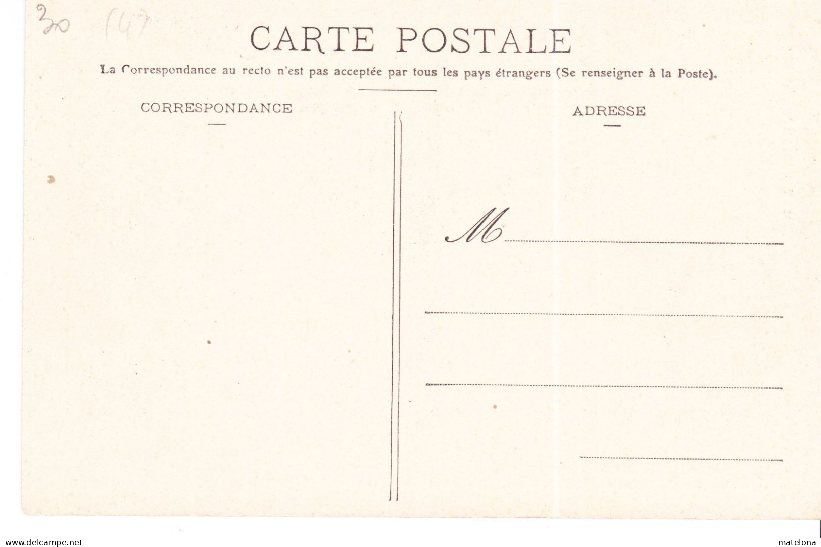 30 - GARD INONDATIONS DE SOMMIERES  26 SEPTEMBRE 1907 ROUTE DE MONTPELLIER APRES LE RETRAIT DES EAUX - Sommières