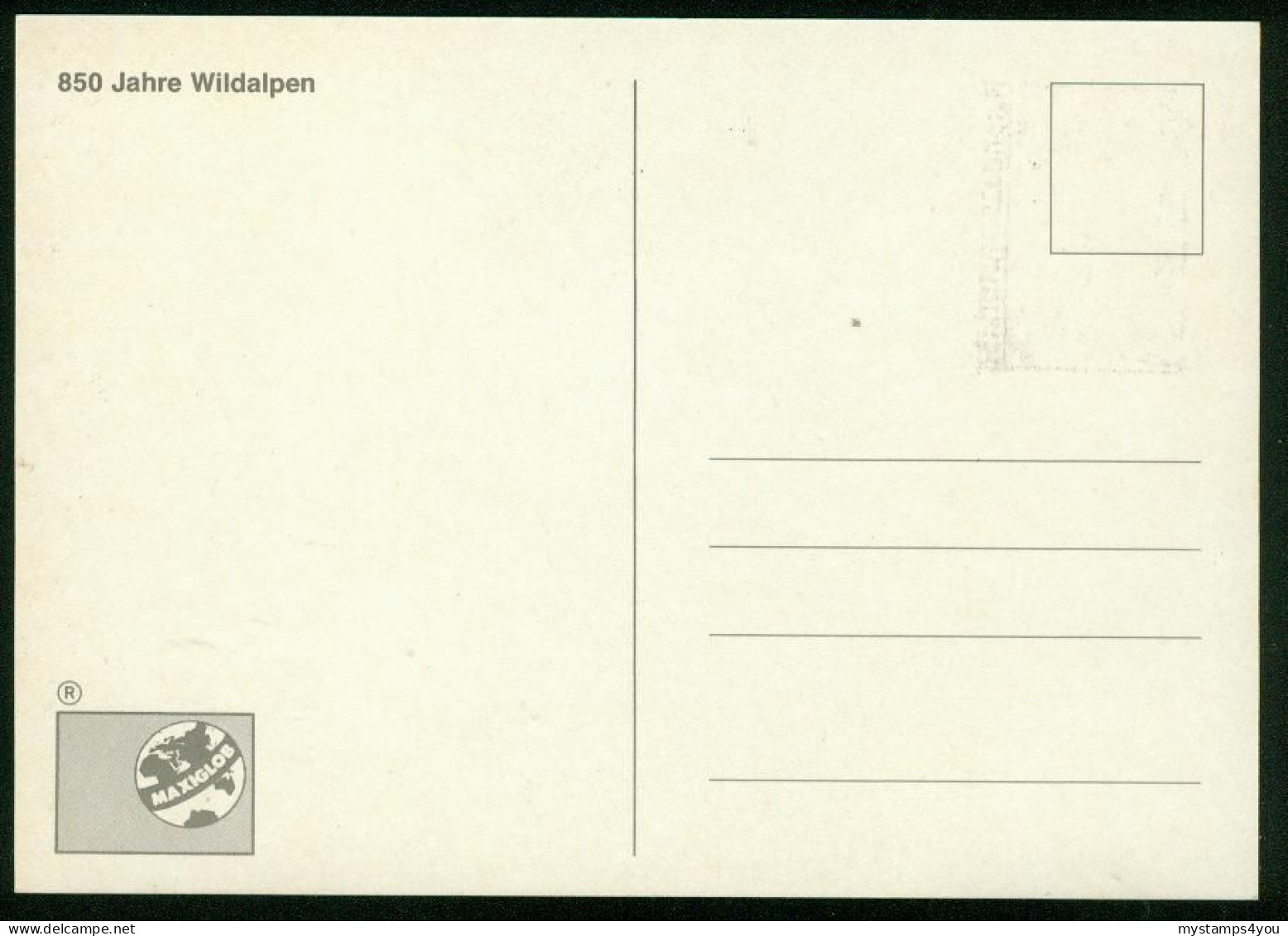 Mk Austria Maximum Card 1989 MiNr 1969 | 850th Anniv Of Wildalpen #max-0047 - Maximum Cards