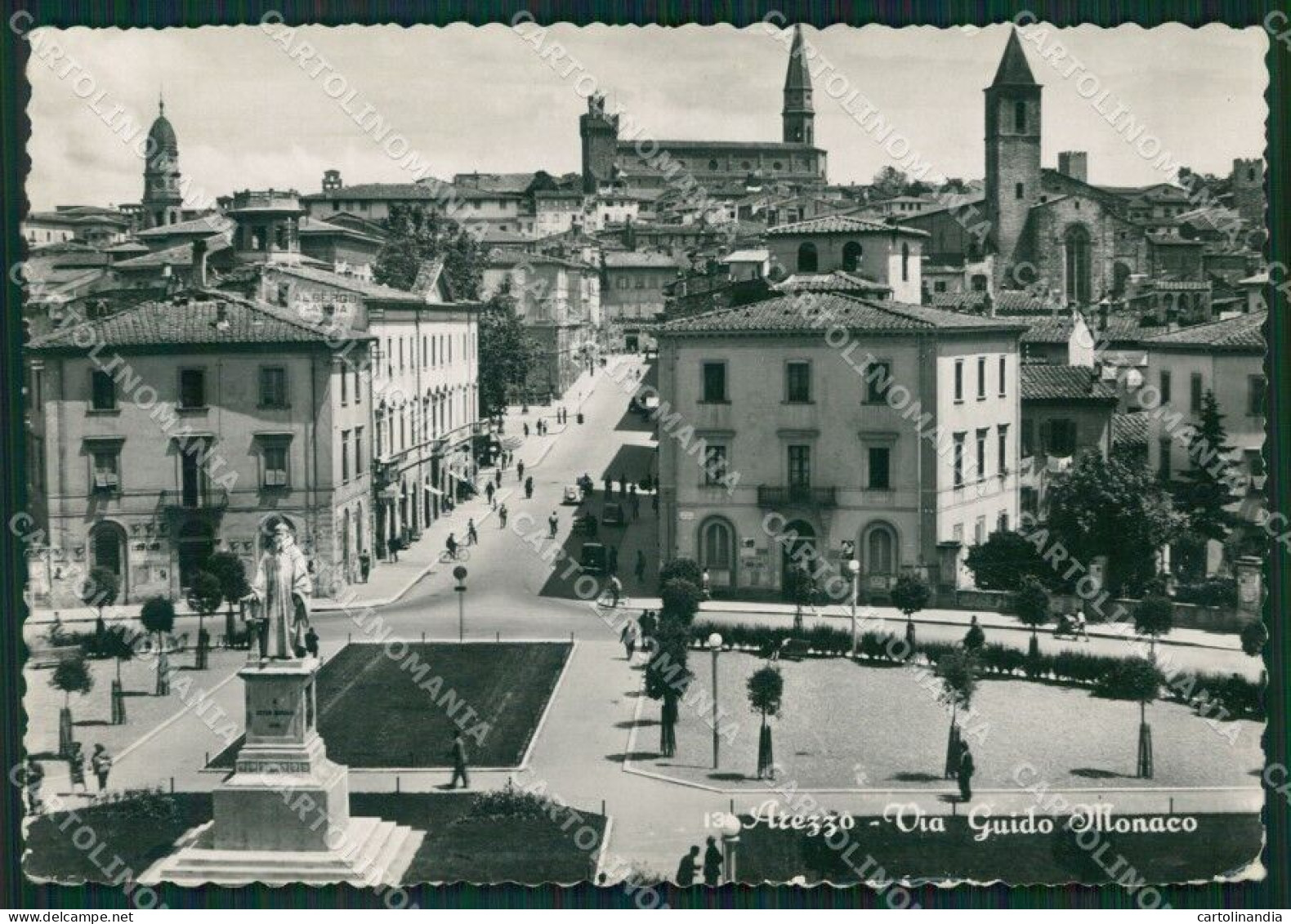 Arezzo Città PIEGHINE Foto FG Cartolina ZK2889 - Arezzo