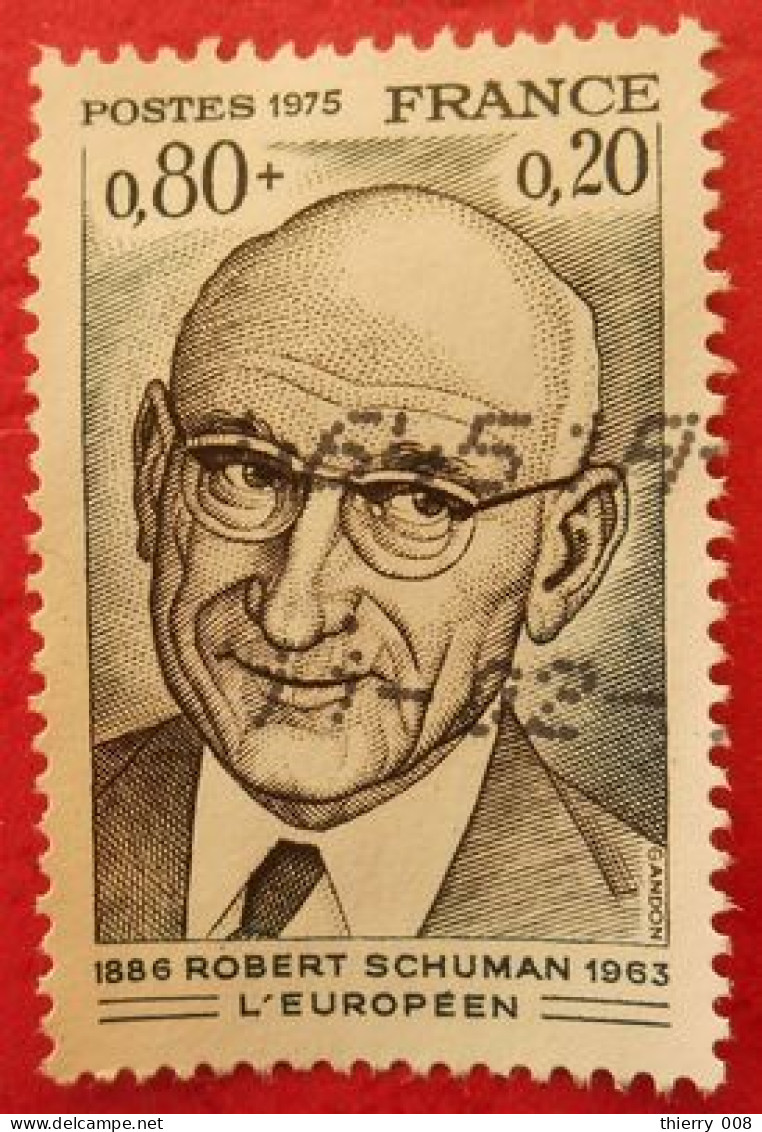 1826 France 1974 Oblitéré Robert Schuman - Usati