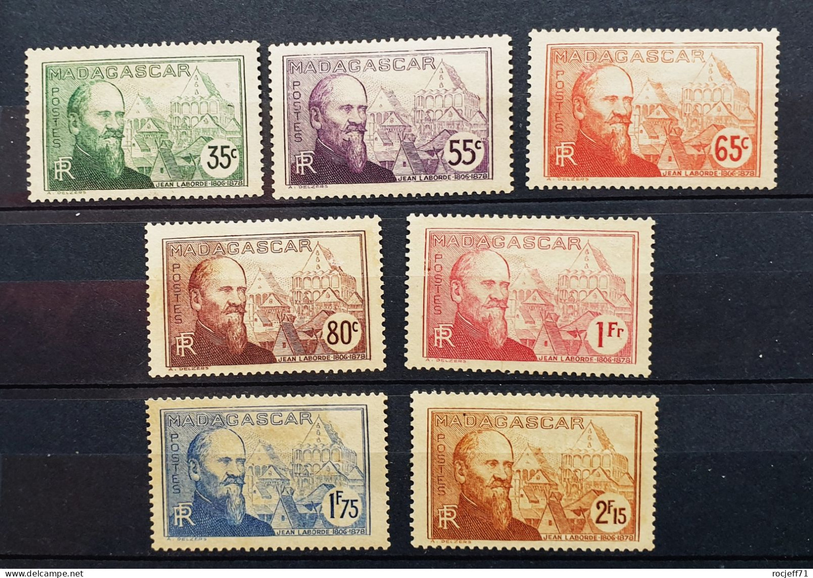 04 - 24 -  Madagascar N° 199 à 205  (*) - No Gum - Unused Stamps