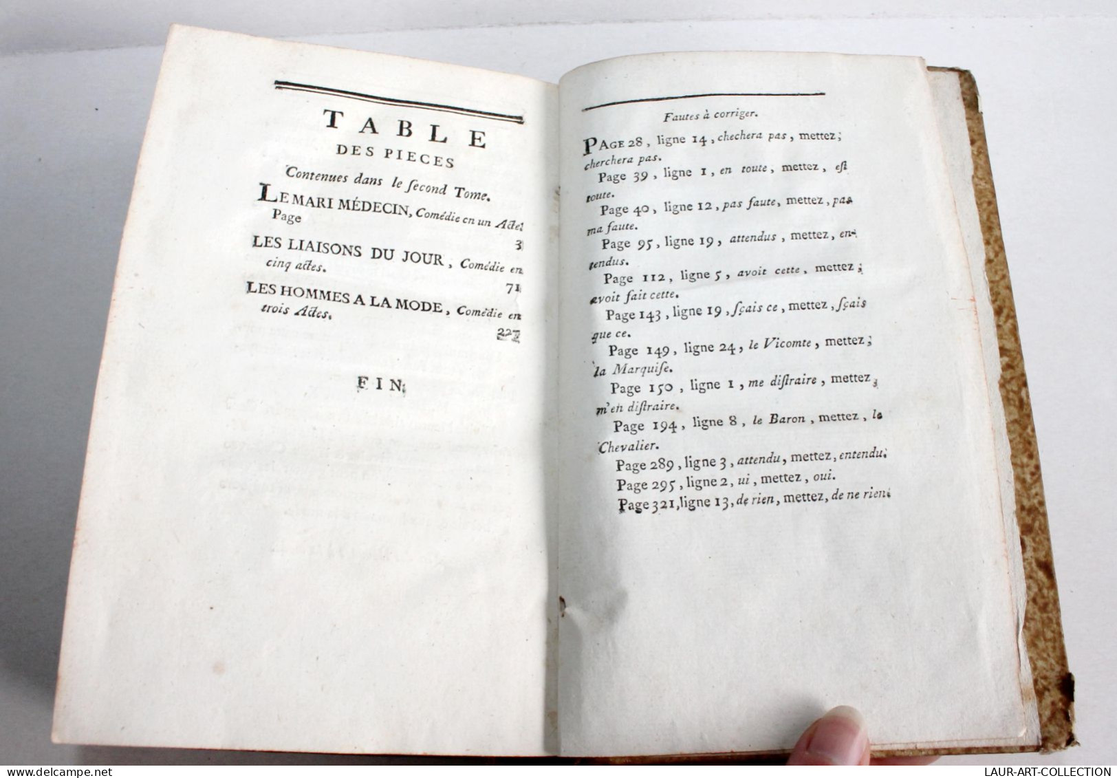 RARE THEATRE DU PRINCE CLENERSOW RUSSE, TRAD. EN FRANCOIS Par DE BLENING 1771 EO / ANCIEN LIVRE XVIIIe SIECLE (1803.198) - 1701-1800