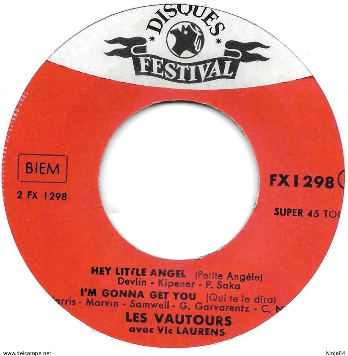 EP 45 RPM (7") Les Vautours  " Le Coup Du Charme  " - Autres - Musique Française