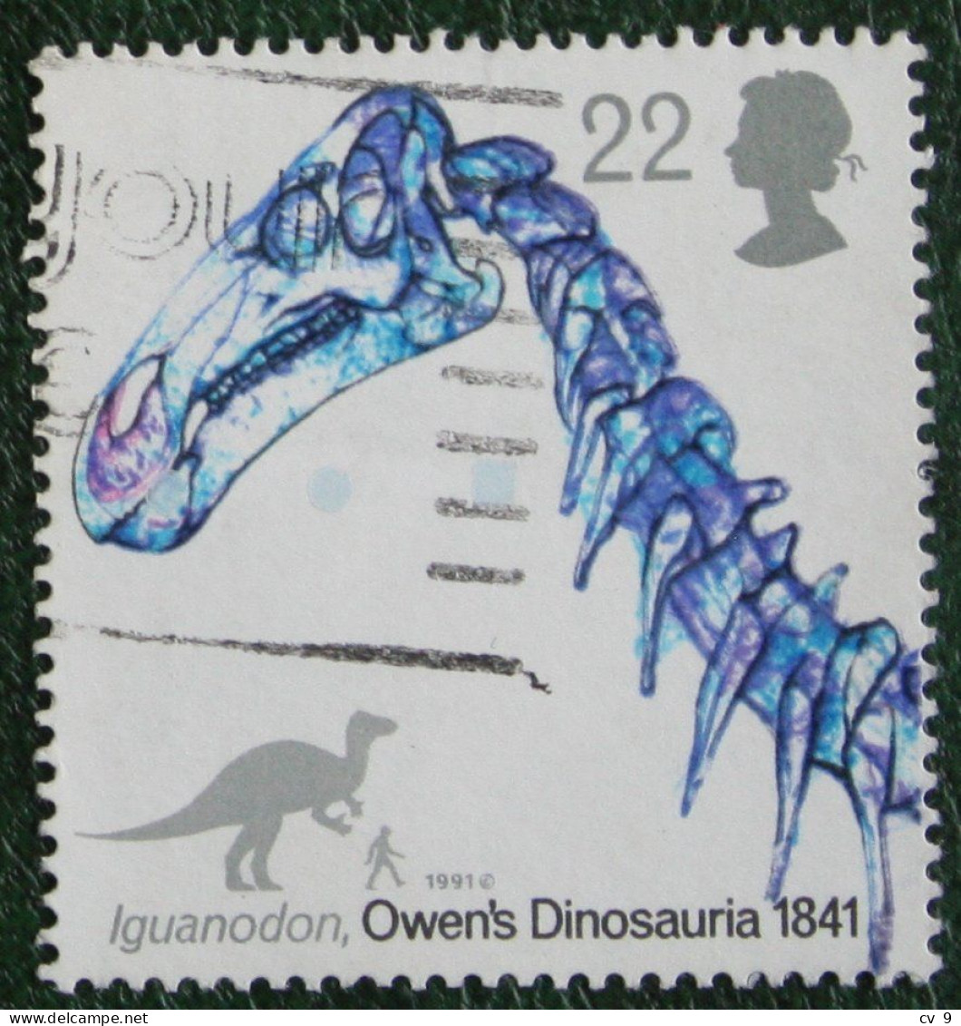 Owen's Dinosauria Dinosaurs Dinosaures Mi 1350 1991 Used Gebruikt Oblitere ENGLAND GRANDE-BRETAGNE GB GREAT BRITAIN - Usados