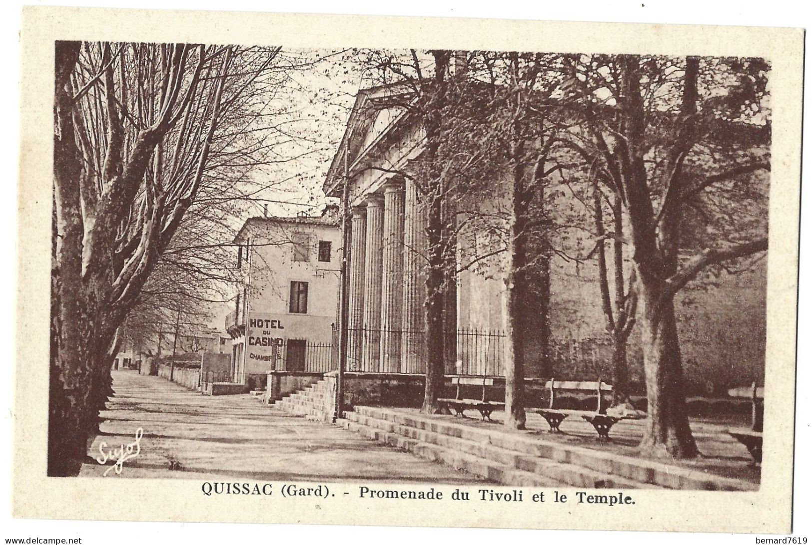 30  Quissac - Promenade Du Tivoli Et Le Temple - Quissac