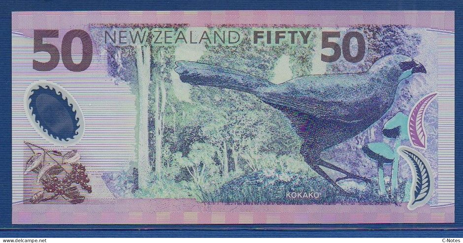 NEW ZEALAND  - P.188a – 50 Dollars 1999 UNC, S/n CG99 596282 - Nouvelle-Zélande