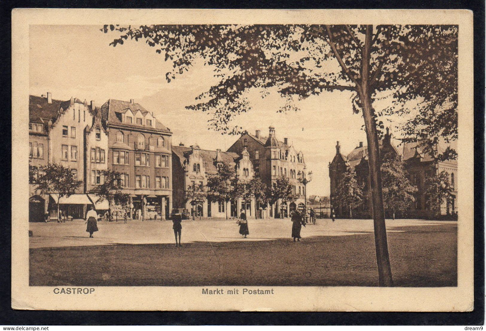 ALLEMAGNE - CASTROP - Markt Mit Postamt - Castrop-Rauxel