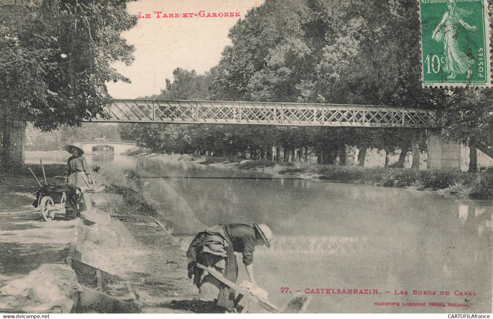 CASTESARRAZIN  Castelsarrasin Les Bords Du Canal - Castelsarrasin