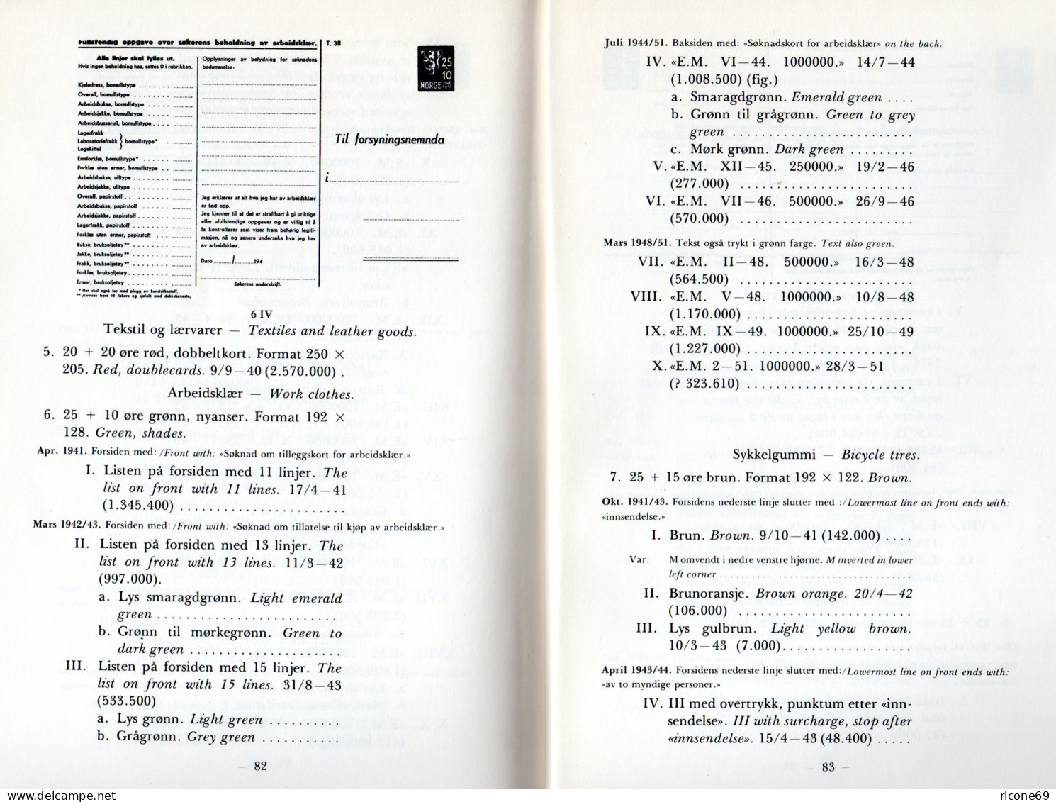 Norges Helpost 1872-1980, Norwegen Ganzsachen Spezialkatalog M. Söknadskort - Andere & Zonder Classificatie