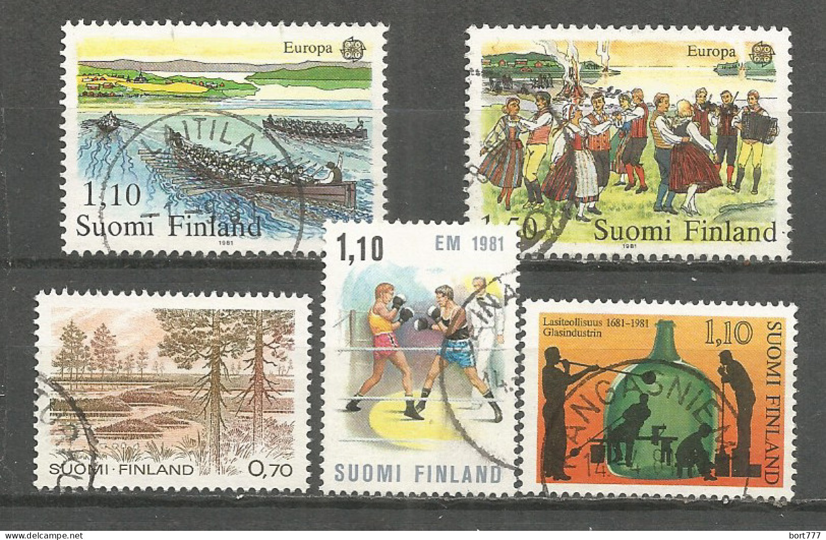 Finland 1981 Used Stamps 5v - Gebraucht