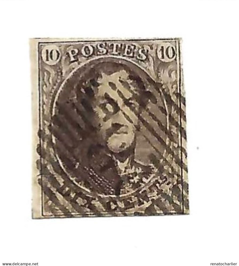 Oblitération "28" Sur 10 Centimes. - 1858-1862 Medallions (9/12)
