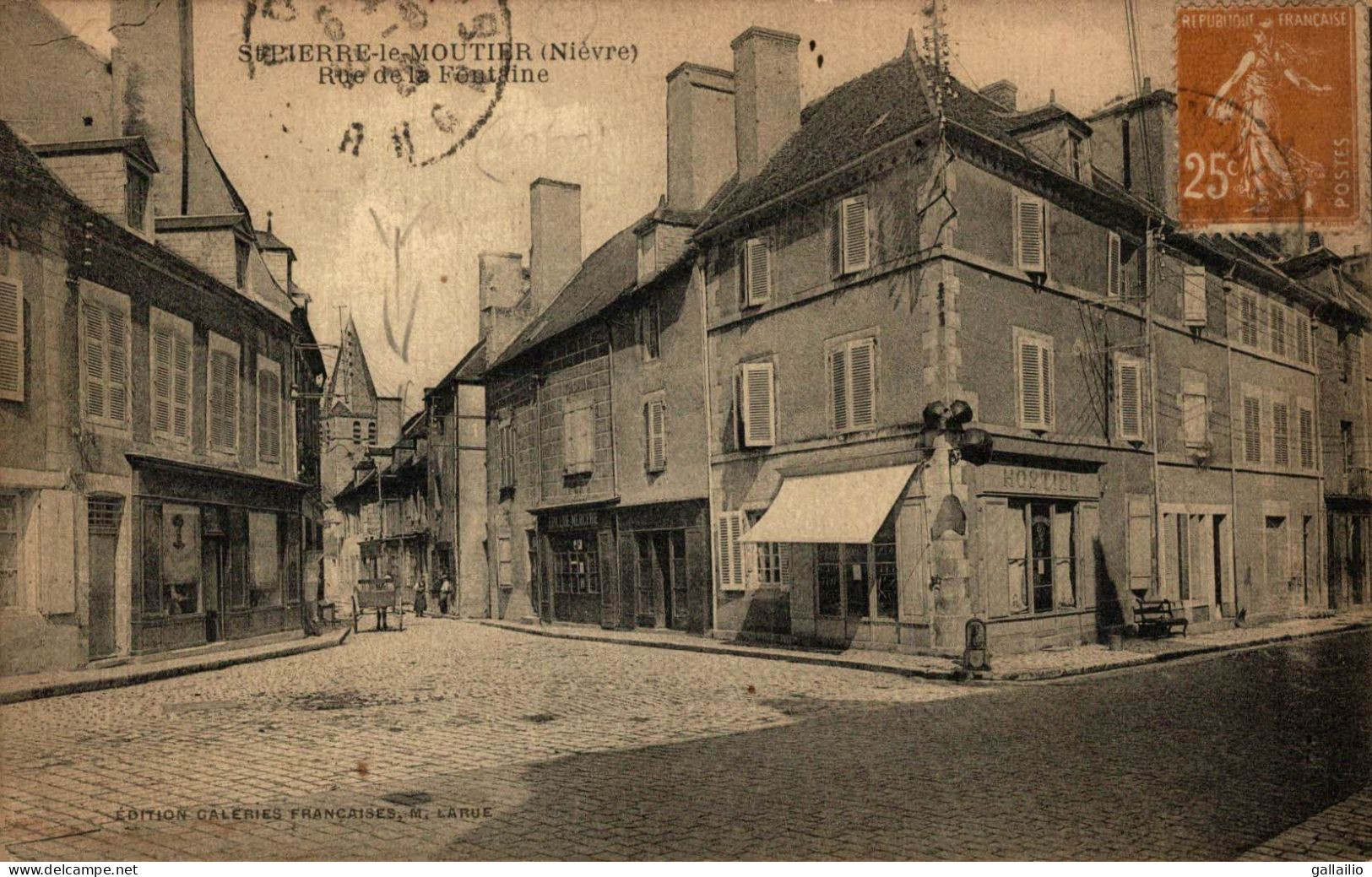 SAINT PIERRE LE MOUTIER RUE DE LA FONTAINE - Saint Pierre Le Moutier