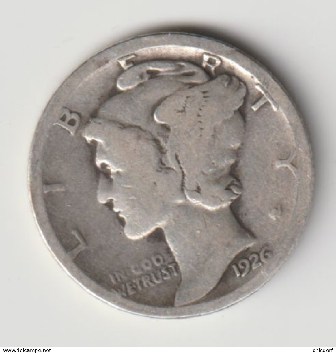 U.S.A. 1926: Dime, Silver, KM 140 - 1916-1945: Mercury (kwik)