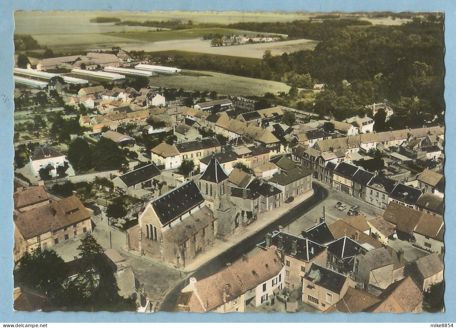 UR0194  CP  SAINT-VRAIN  (Essonne)  Vue Générale  -  EN AVION AU-DESSUS DE  .....   +++++ - Saint Vrain