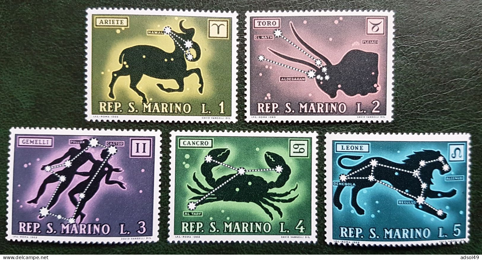 San Marino 1970  - Lot De 6 Timbres Neufs - Unused Stamps