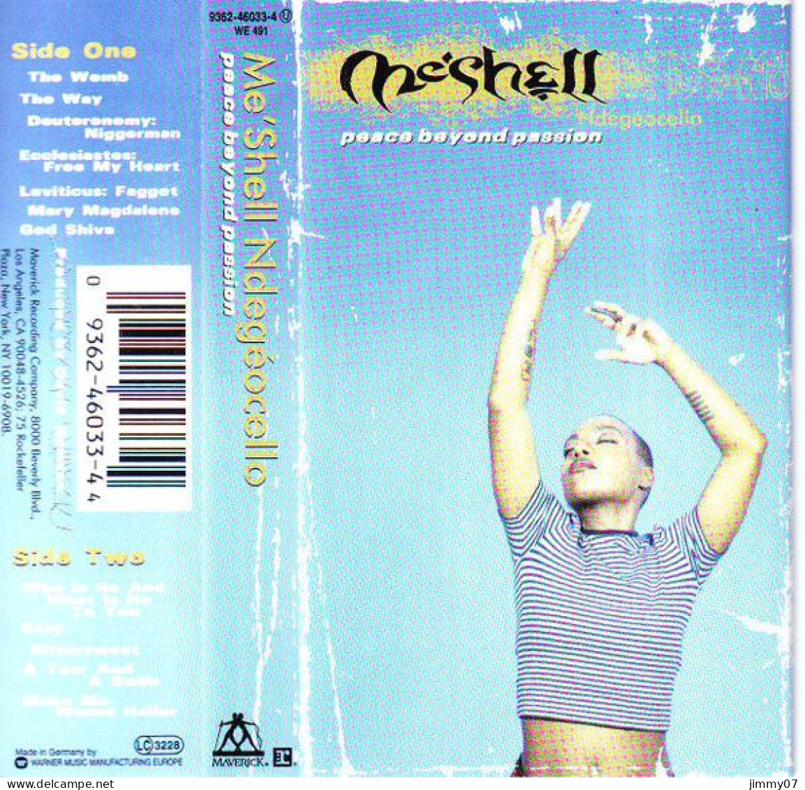 Me'Shell NdegéOcello - Peace Beyond Passion (Cass, Album) - Cassettes Audio