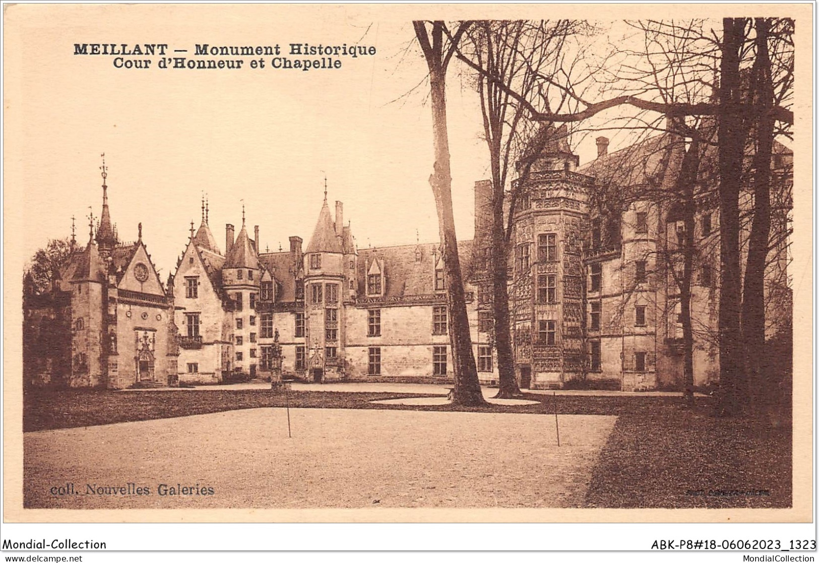 ABKP8-18-0663 - Meillant - Monument Hisrorique - Cour D'Honneur Et La Chapelle - Meillant