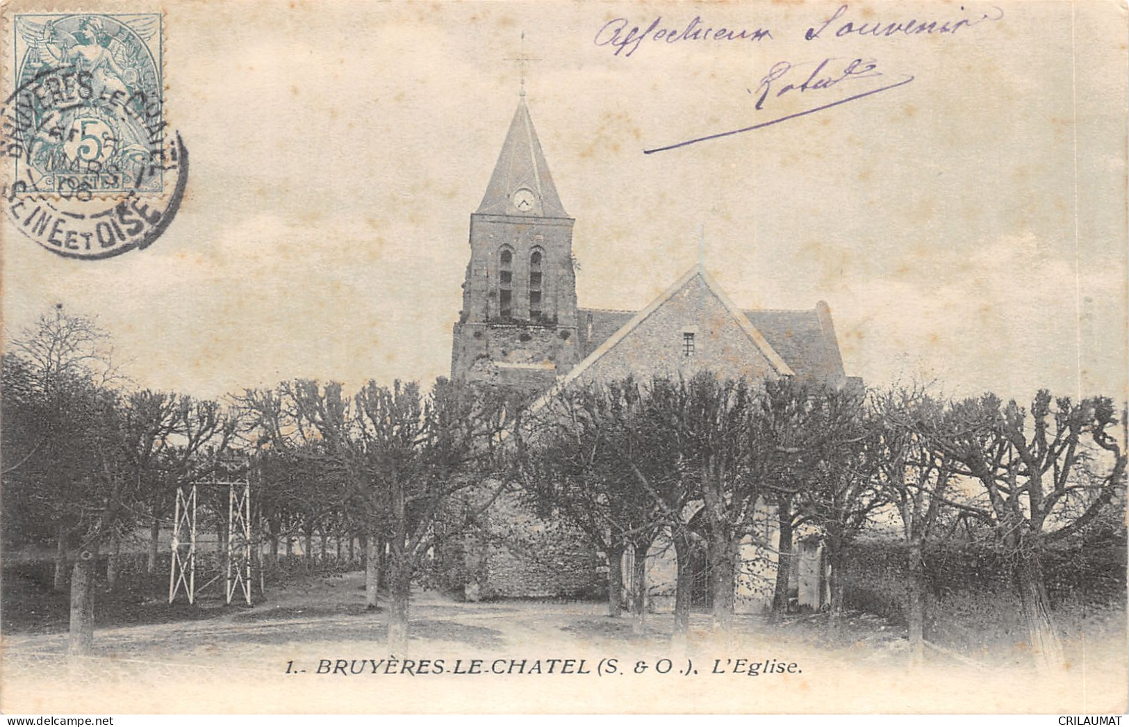 91-BRUYERES LE CHATEL-L EGLISE-N°6031-E/0311 - Bruyeres Le Chatel