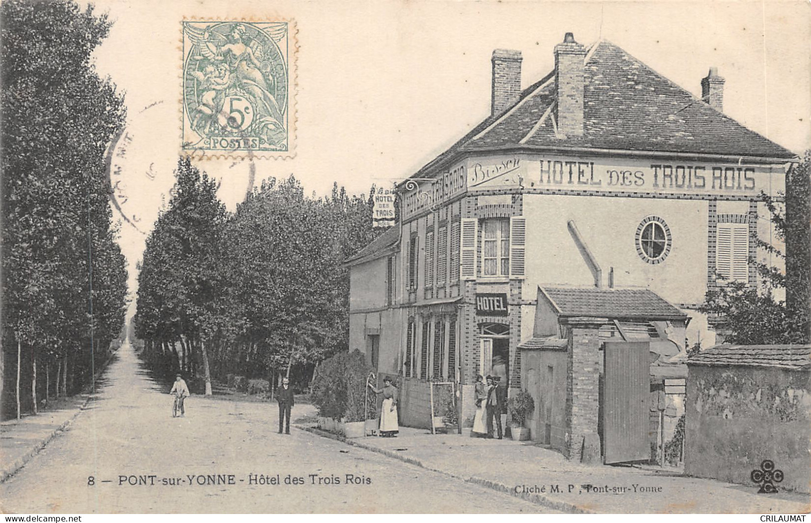 89-PONT SUR YONNE-HOTEL DES TROIS ROIS-N°6031-D/0243 - Pont Sur Yonne