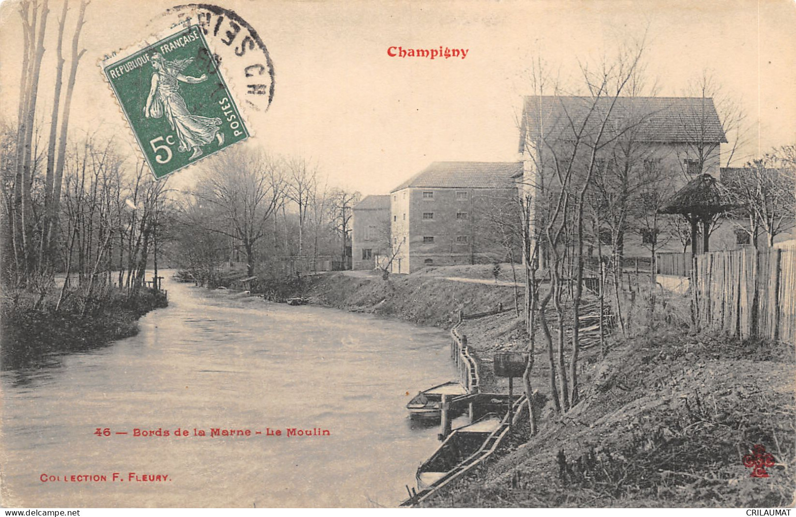 94-CHAMPIGNY-LE MOULIN-N°6032-A/0003 - Champigny