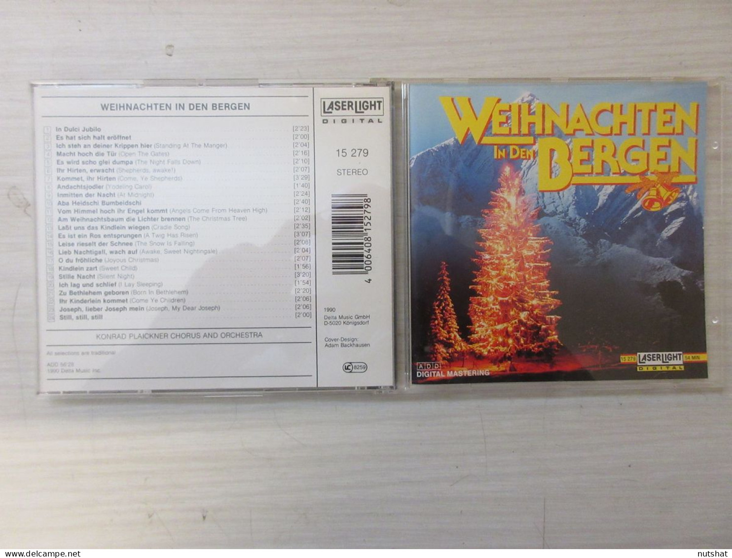 CD MUSIQUE WEIHNACHTEN In Den BERGEN NOEL A La MONTAGNE 1990 57mn. - Chants De Noel