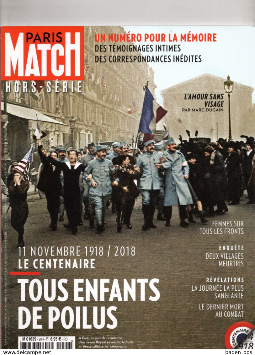 Paris Macht Hors Série  - Tous Enfants De Poilu - Guerra 1914-18