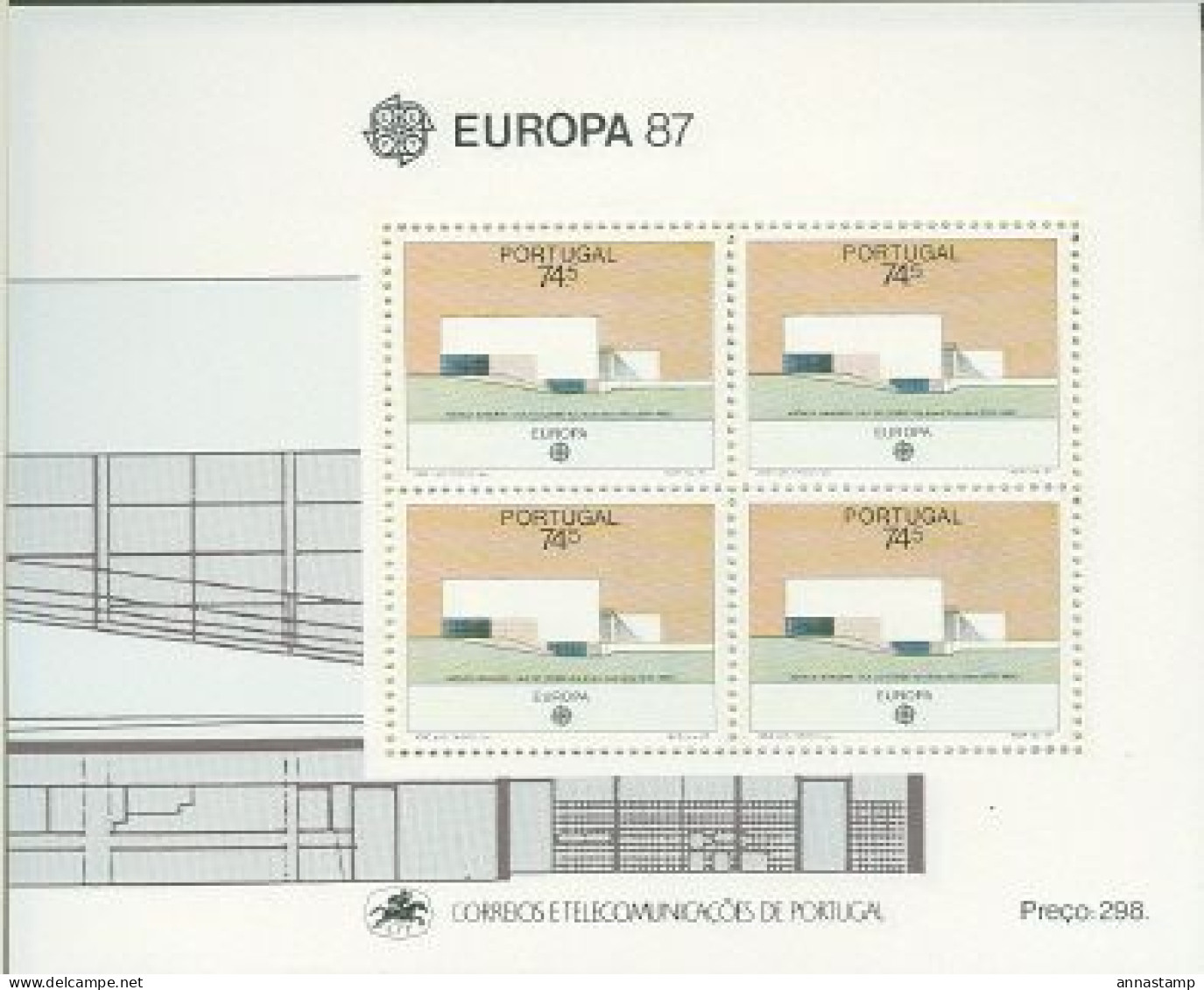 Portugal MNH SS - 1987