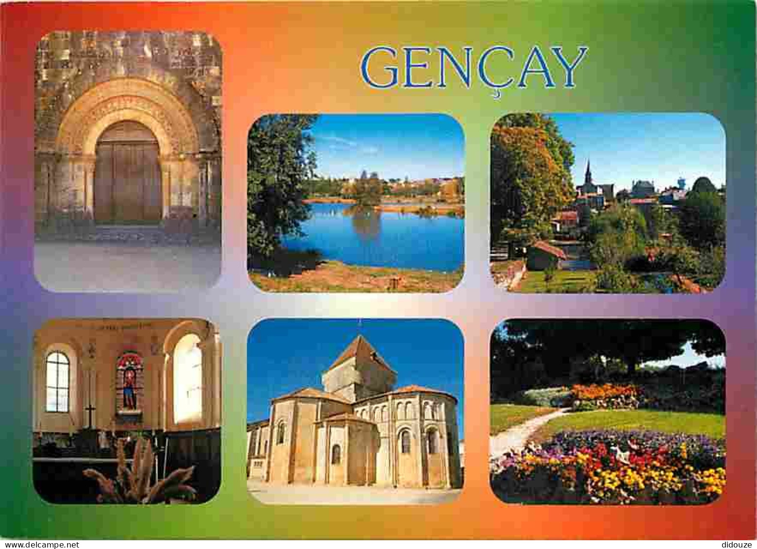 86 - Gençay - Multivues - CPM - Voir Scans Recto-Verso - Gencay