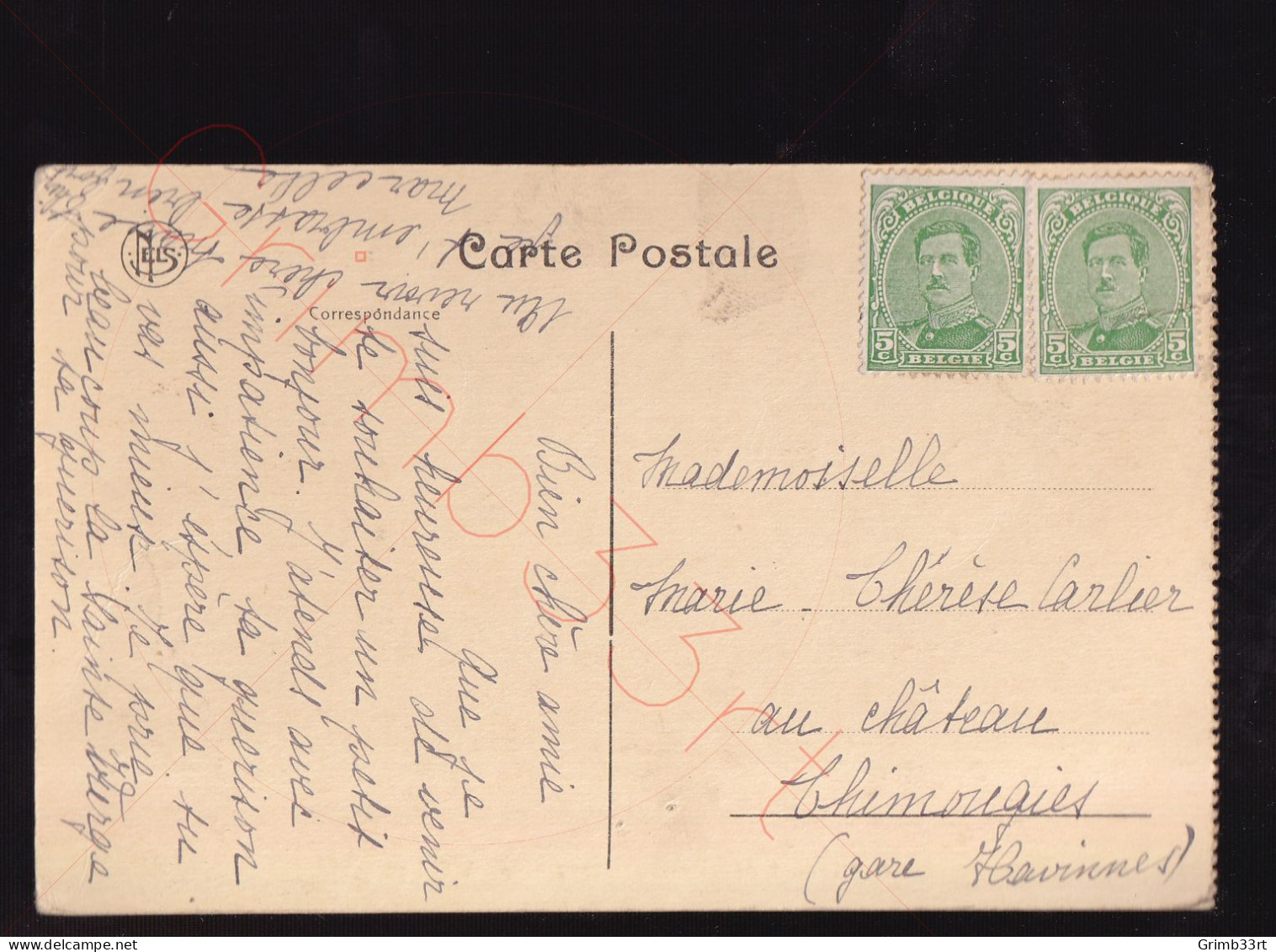 Ollignies - Pensionnat Des Dames Bernardines - Postkaart - Lessines