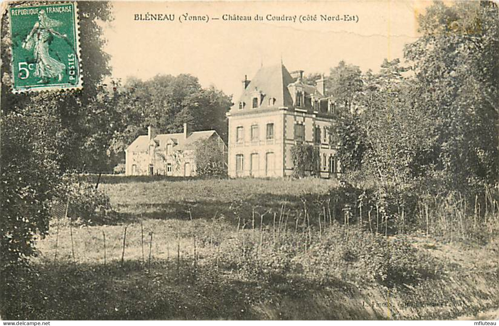 89* BLENEAU    Chateau Coudray (  Nord-est)    MA82_0609 - Bleneau