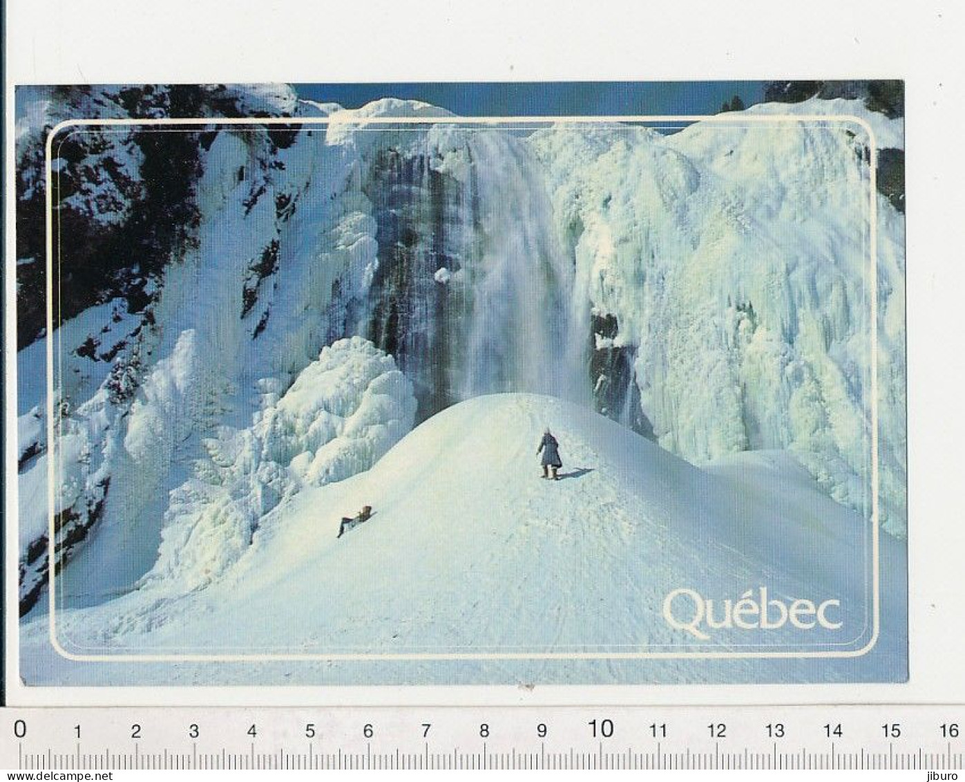 Québec Canada Pain De Sucre Au Pied De La Chute Montmorency ( Chutes Eau Cascade Glace Neige Glissade ) CP 2-398 - Chutes Montmorency