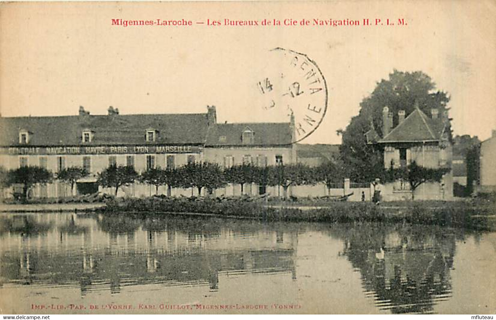 89* MIGENNES  LAROCHE  Bureaux Cie Navigation                        MA89,0756 - Migennes