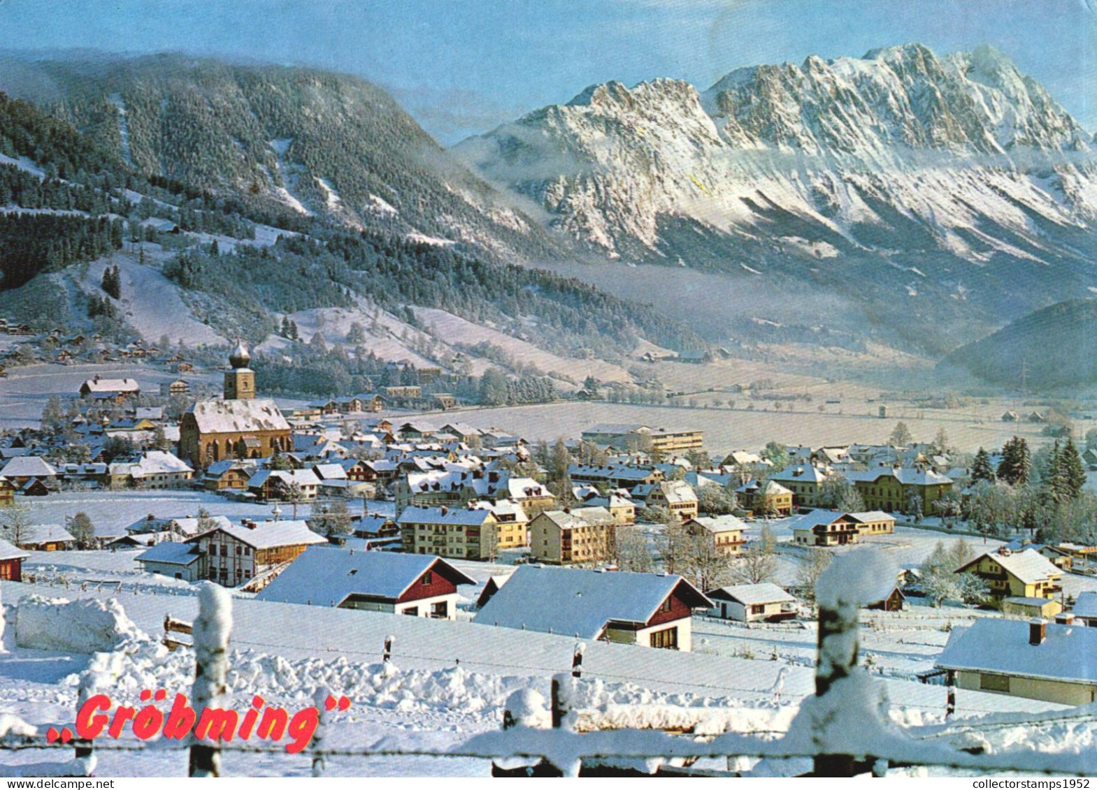 GROBMING, STYRIA, ARCHITECTURE, MOUNTAIN, AUSTRIA,  POSTCARD - Gröbming