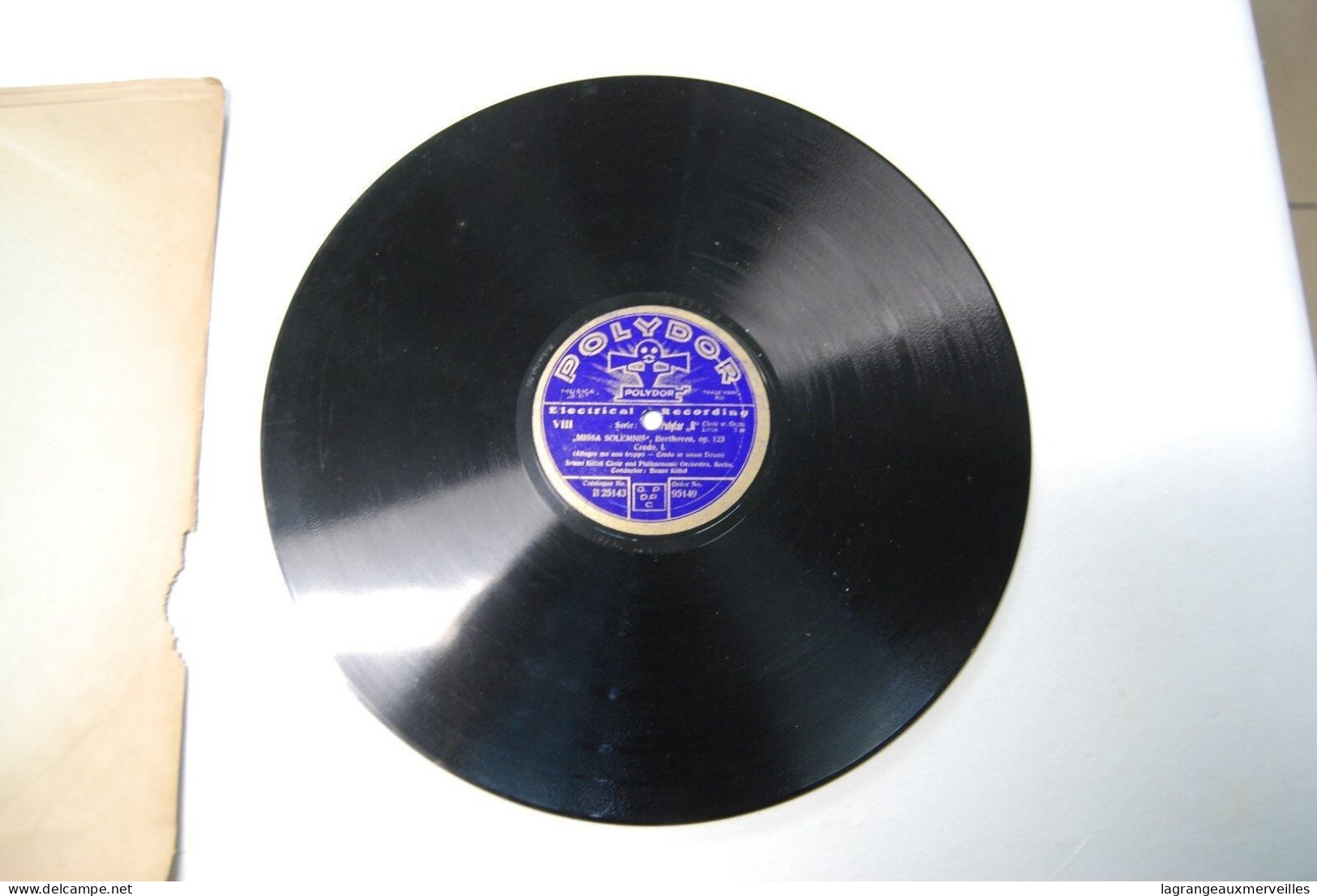 Di2 - Disque - Gramophone - Polydor - Beethoven - 78 Rpm - Gramophone Records